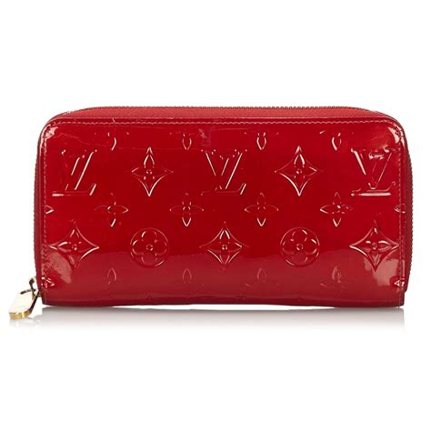 louis vuitton wallet red interior